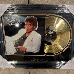Gold Michael Jackson Thriller Wall Art